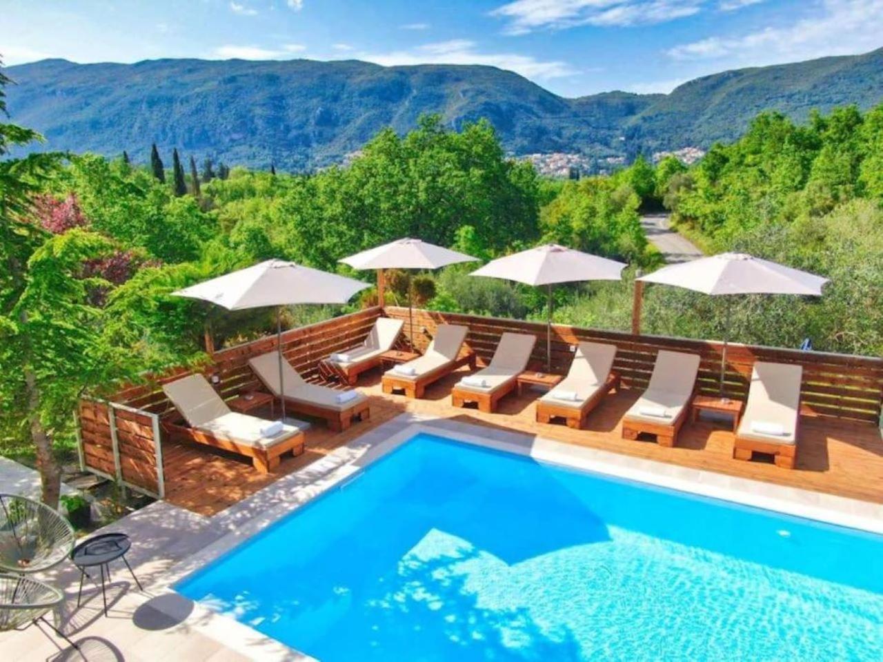 Petra House Villa Áno Korakiána Екстериор снимка