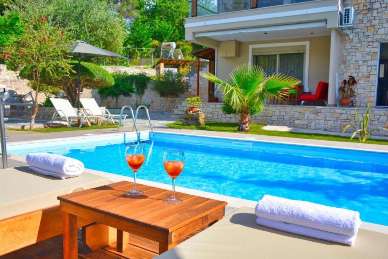 Petra House Villa Áno Korakiána Екстериор снимка